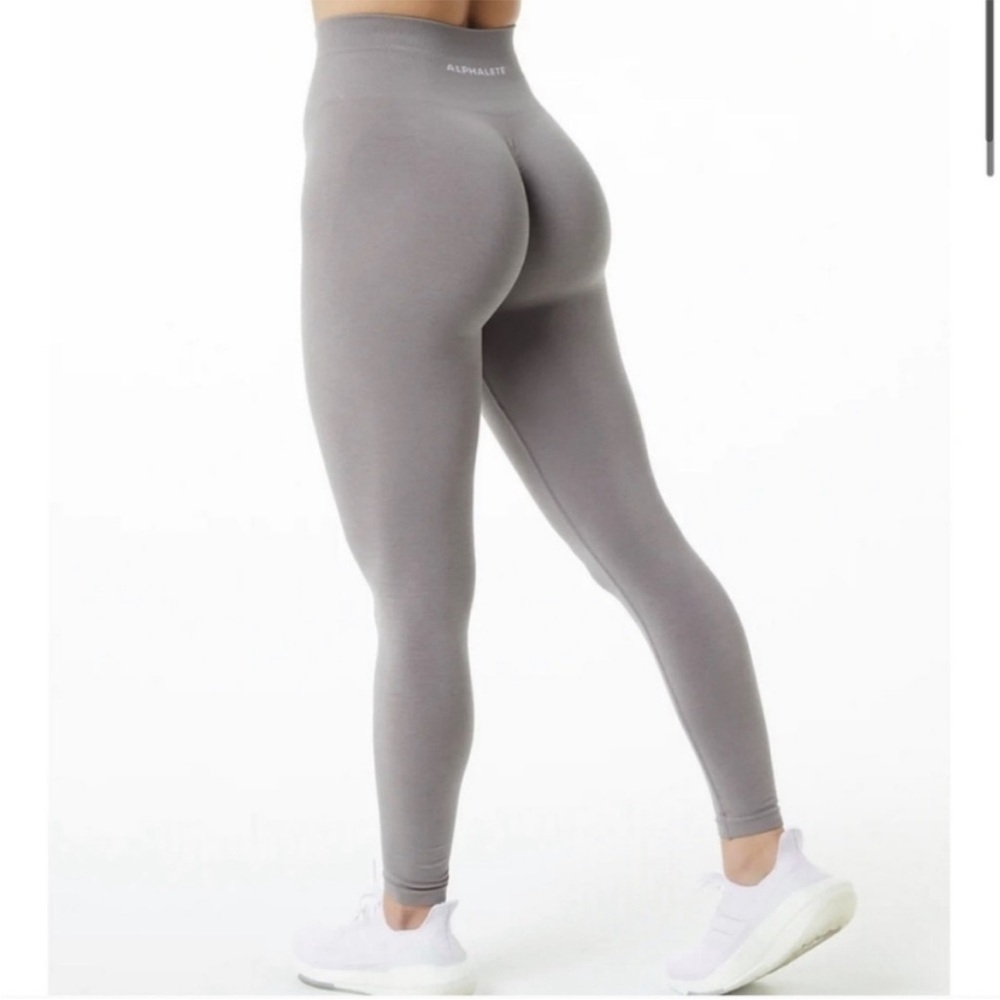 Alphalete Amplify Leggings Light Grey Small‎